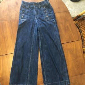 Anthropologie pilcro wide leg jeans size 25